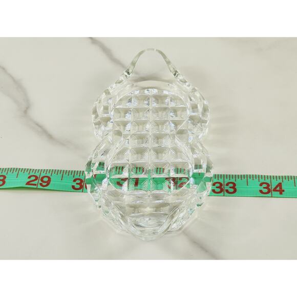 Fostoria American Round Shaker Holder Tray 6" Clear Glass 80's Dinnerware Vtg - Picture 14 of 14